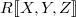 $R\llbracket X,Y,Z\rrbracket$