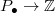 $P_\bullet\rightarrow \mathbb{Z}$