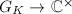 $G_K\rightarrow \mathbb{C}^\times$