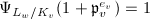 $\Psi_{L_w/K_v}(1+\mathfrak{p}_v^{e_v})=1$