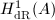 $H^1_\mathrm{dR}(A)$