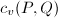 $c_v(P,Q)$