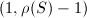 $(1,\rho(S)-1)$