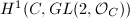 $H^1(C,GL(2,\mathcal{O}_C))$