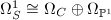 $\Omega_S^1\cong \Omega_C\oplus\Omega_{\mathbb{P}^1}$
