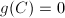 $g(C)=0$