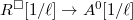 $R^\Box[1/\ell]\rightarrow A^0[1/ \ell]$