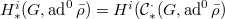 $H_*^i(G,\ad^0\bar\rho)=H^i(\mathcal{C}_*^\cdot(G,\ad^0\bar\rho)$