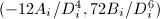 $(-12A_i/D_i^4,72B_i/D_i^6)$
