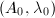 $(A_0,\lambda_0)$