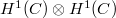 $H^1(C) \otimes H^1(C)$