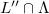 $L''\cap \Lambda$