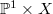 $\mathbb{P}^1\times X$