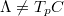 $\Lambda\ne T_pC$