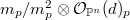 $m_p/m_p^2 \otimes \mathcal{O}_{\mathbb{P}^n}(d)_p$