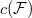 $c(\mathcal{F})$