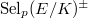 $\Sel_p(E/K)^{\pm}$
