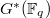 $G^*(\mathbb{F}_q)$