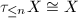 $\tau_{\le n}X\cong X$