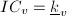 $IC_v=\underline{k}_v$