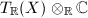 $T_\mathbb{R}(X)\otimes_\mathbb{R} \mathbb{C}$