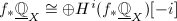 $f_*\underline{\mathbb{Q}}_X\cong \oplus H^i(f_*\underline{\mathbb{Q}}_X)[-i]$