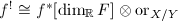$f^!\cong f^*[\dim_\mathbb{R}F]\otimes \mathrm{or}_{X/Y}$