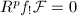 $R^pf_!\mathcal{F}=0$