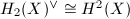 $H_2(X)^\vee\cong H^2(X)$