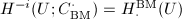 $H^{-i}(U; C_\mathrm{BM}^\cdot)=H_\cdot^\mathrm{BM}(U)$