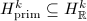 $H_\mathrm{prim}^k\subseteq H_\mathbb{R}^k$