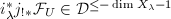 $i_\lambda^*j_{!*}\mathcal{F}_U\in\mathcal{D}^{\le-\dim X_\lambda-1}$