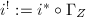 $i^!:=i^*\circ\Gamma_Z$