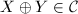 $X\oplus Y\in \mathcal{C}$