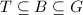 $T\subseteq B\subseteq G$