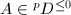 $A\in{}^pD^{\le0}$