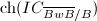 $\mathrm{ch}(IC_{\overline{BwB}/B})$