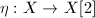 $\eta: X\rightarrow X[ 2 ]$