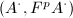 $(A^\cdot, F^pA^\cdot)$
