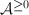 $\mathcal{A}^{\ge0}$