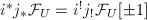 $i^*j_*\mathcal{F}_U=i^!j_!\mathcal{F}_U[\pm1]$