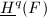 $\underline{H}^q(F)$
