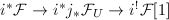 $i^*\mathcal{F}\rightarrow i^*j_*\mathcal{F}_U\rightarrow i^!\mathcal{F}[1 ]$