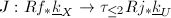 $J: Rf_*\underline{k}_X\rightarrow\tau_{\le2}Rj_*\underline{k}_U$
