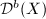 $\mathcal{D}^b(X)$