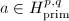 $a\in H^{p,q}_\mathrm{prim}$
