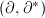 $(\partial,\partial^*)$