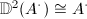 $\mathbb{D}^2(A^\cdot)\cong A^\cdot$