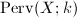 $\mathrm{Perv}(X;k)$