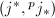 $(j^*, {}^pj_*)$